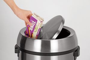 Alpine Industries Stainless Steel Swivel Trash Can Cover